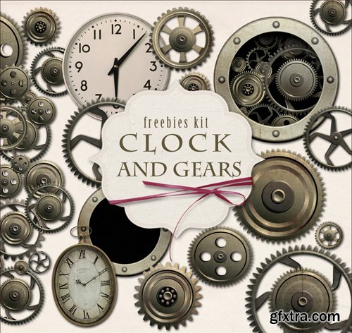Scrap Kit - Clock & Gears