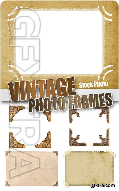 Vintage photo frames - UHQ Stock Photo