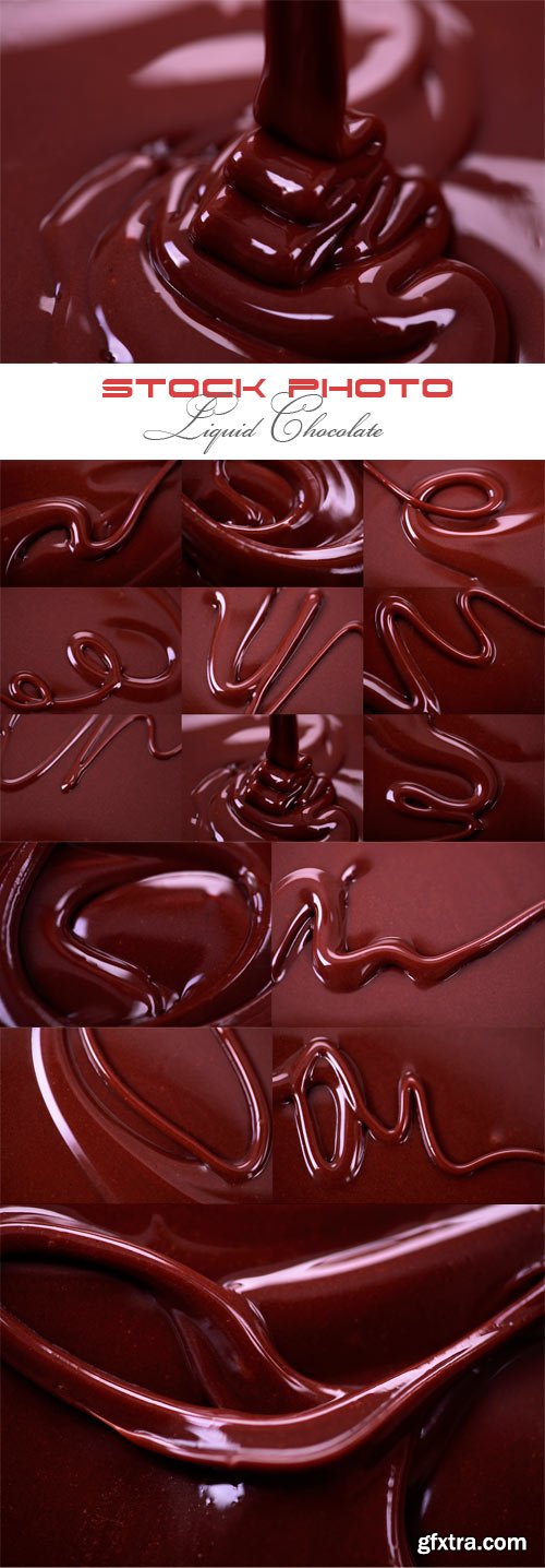 Liquid Chocolate Textures 14xJPG