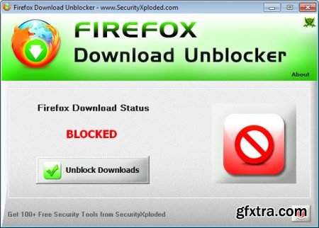 Firefox Download Unblocker v1.0 Portable