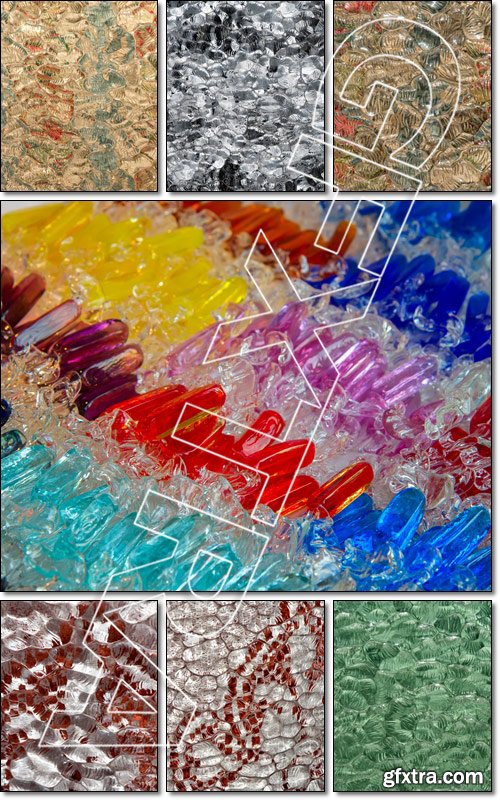 Colors of murano glass background liquid texture - Stock photo