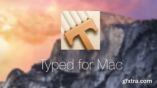 Typed 1.2.0 Mac OS X