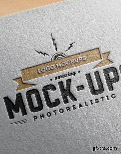Photorealistic Logo Presentation Mock-Up