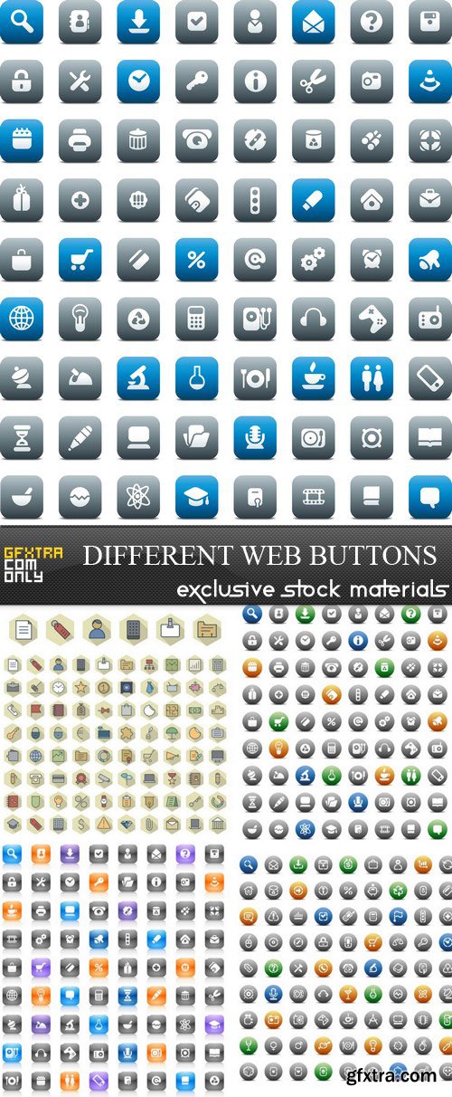 Different Web Buttons