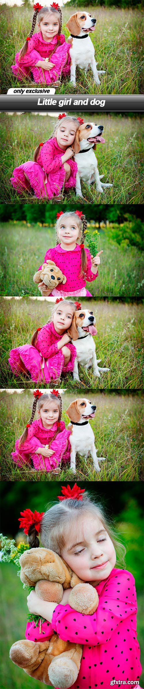 Little girl and dog - 5 UHQ JPEG