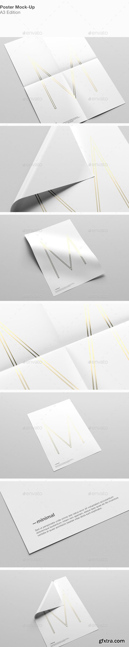 GraphicRiver - A3 Poster Mock-Up 12058884
