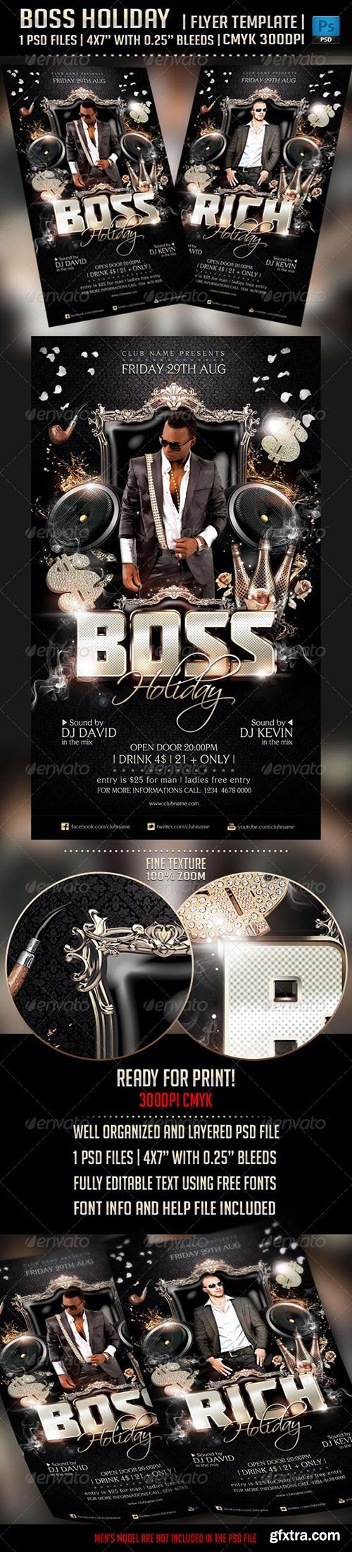 GraphicRiver - Boss Holiday Flyer Template