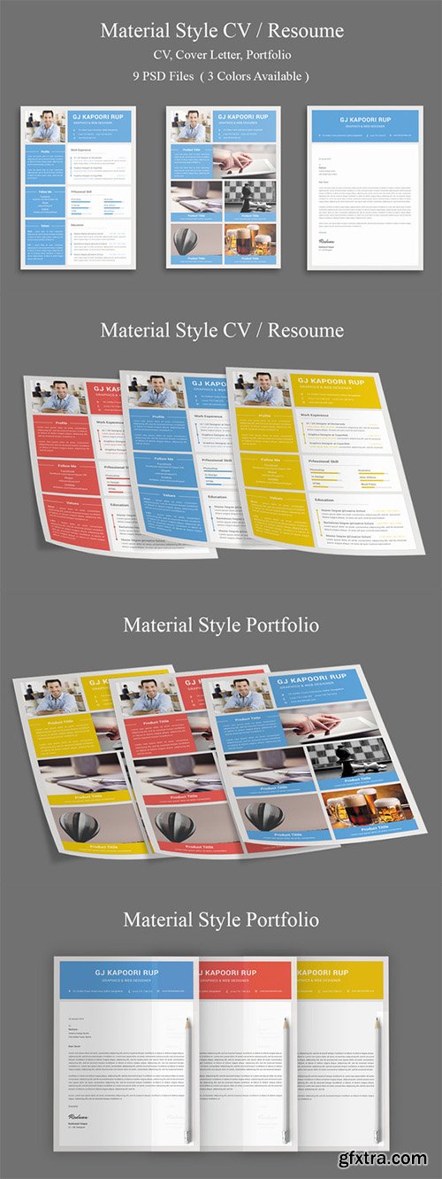 CM - Material Style CV / Resume 321058
