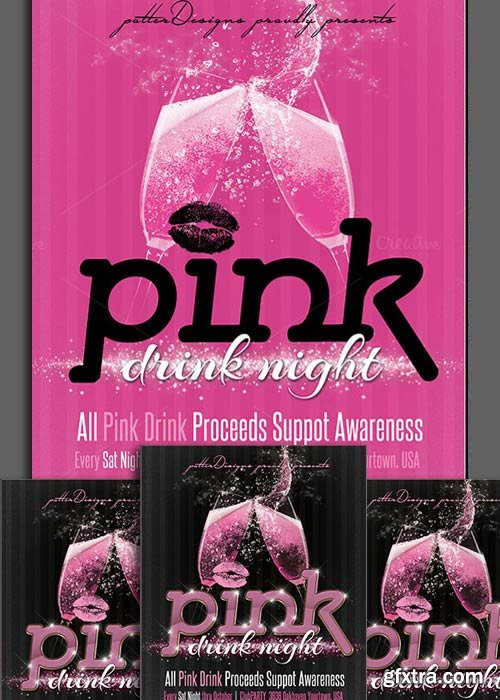 Pink Drink Night Flyer