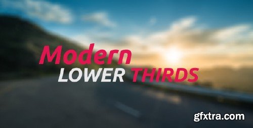 VideoHive - Modern Lower Thirds 12147196