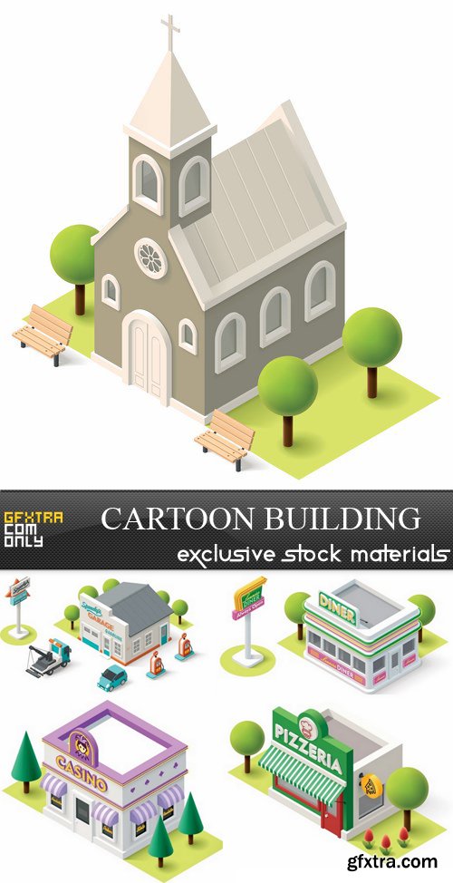 Cartoon Building