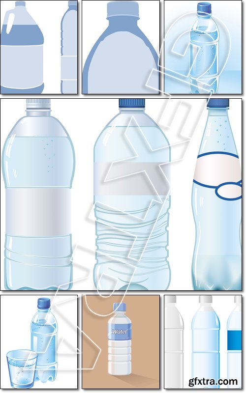 Water Bottle - Vector