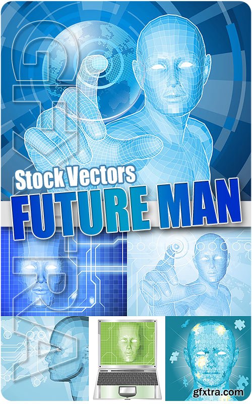 Future man - Stock Vectors