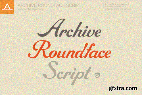 CM - Archive Roundface Script 60828