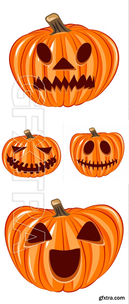 Stock Vectors - Halloween pumpkin