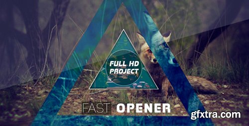 Videohive Fast Glitch Opener 11733936