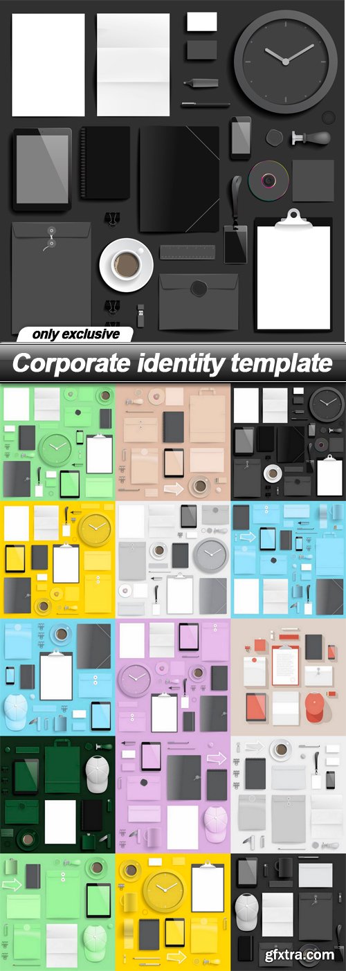 Corporate identity template - 15 EPS