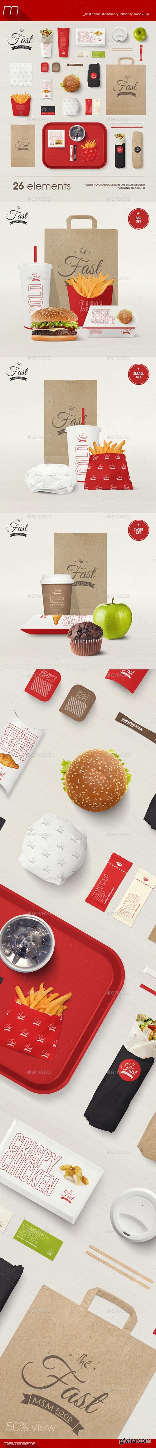 GraphicRiver - Fast Food Company Identity Mock-up