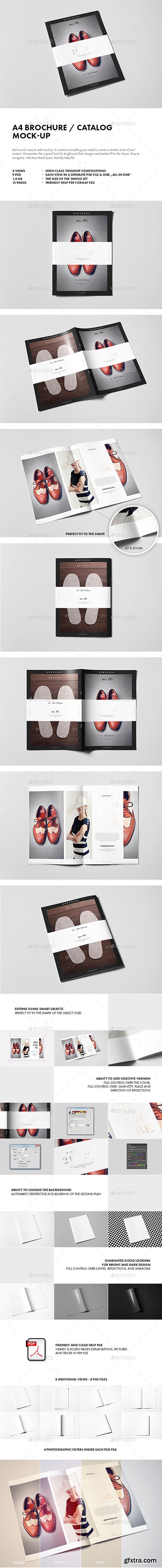 GraphicRiver - A4 Brochure / Catalog / Booklet Mock-up