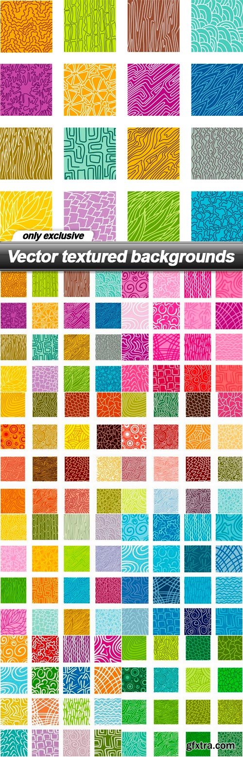 Vector textured backgrounds - 8 EPS
