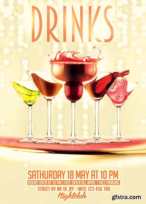 Drinks Party Flyer