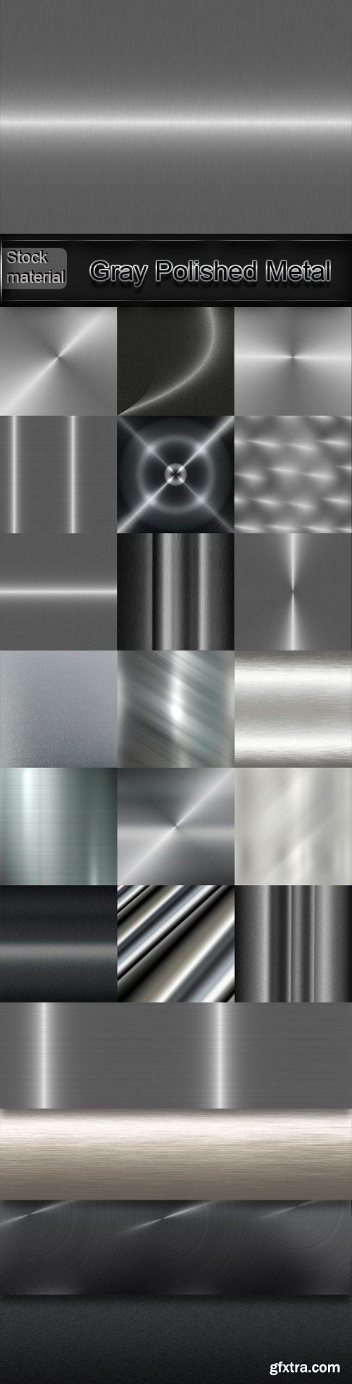 Gray Polished Metal Textures