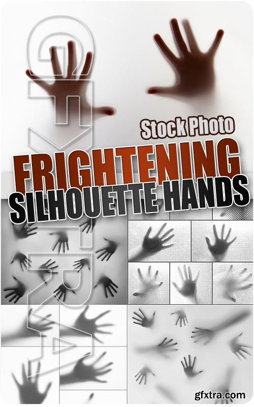 Frightening silhouette hands - UHQ Stock Photo