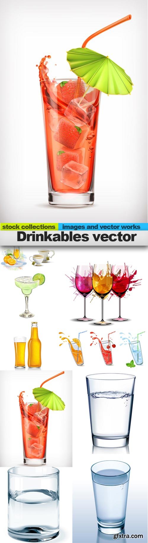 Drinkables vector, 10 x EPS