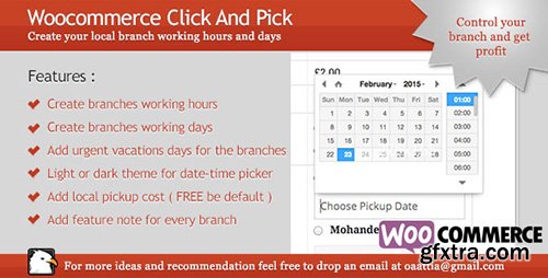 CodeCanyon - Woocommerce - Click And Pick ( Local Pickup ) v1.2 - 10530941
