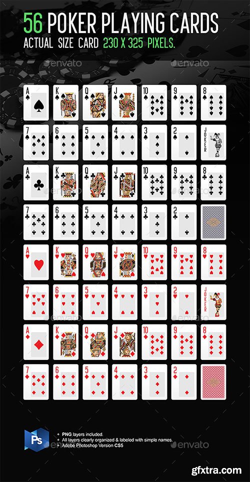 GraphicRiver - 56 Classic Playing Cards