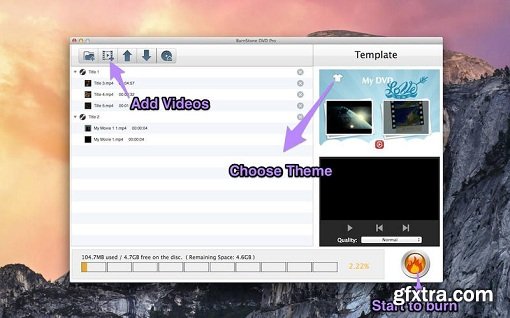 BurnStone DVD Pro 1.3 (Mac OS X)
