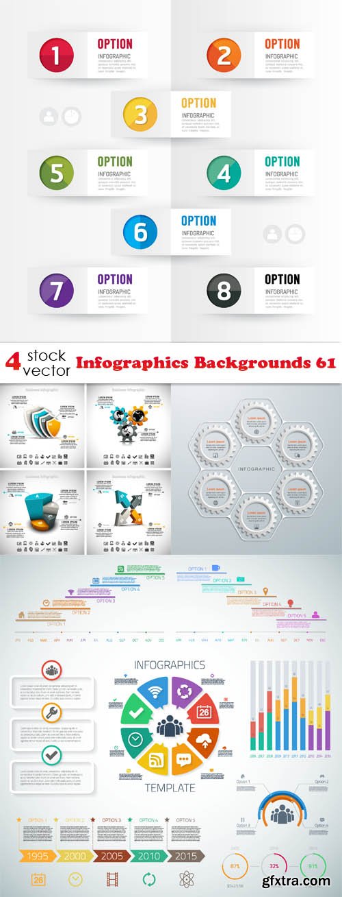 Vectors - Infographics Backgrounds 61