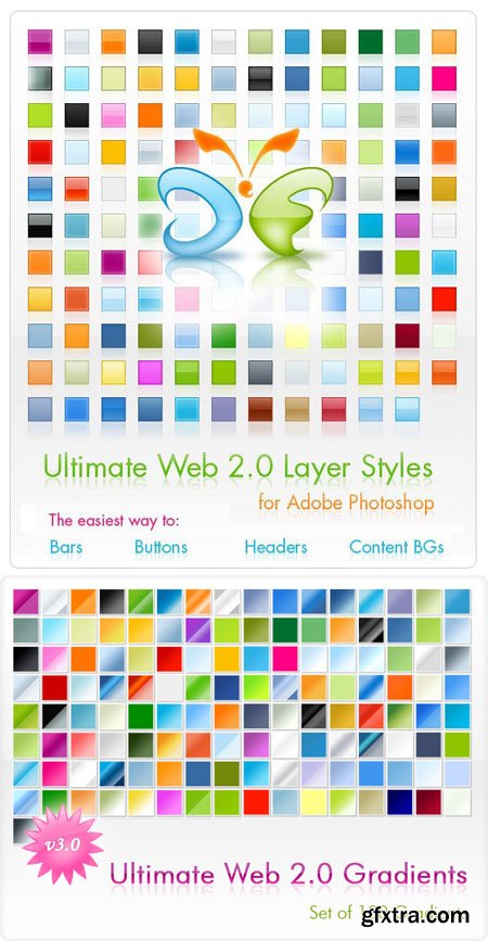Ultimate Web 2.0 Gradients & Layer Styles