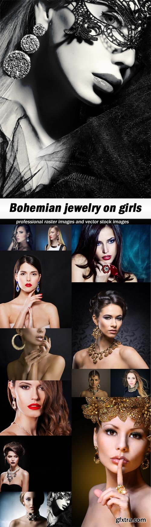 Bohemian jewelry on girls