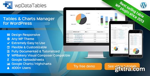CodeCanyon - wpDataTables v1.6 - Tables and Charts Manager for WordPress - 3958969