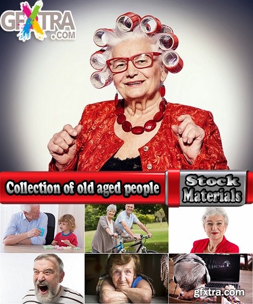Collection of old aged people happy grandmother grandfather 25 HQ Jpeg