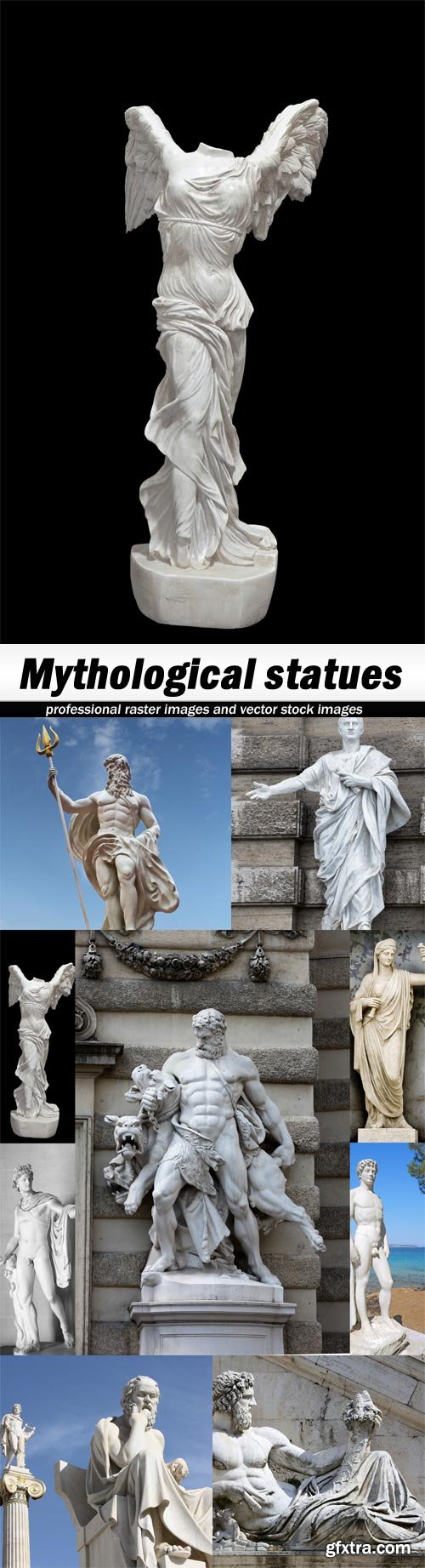 Mythological statues