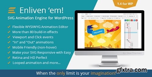CodeCanyon - Enliven \'em! v1.4 - SVG Animation Engine for WordPress - 9666605