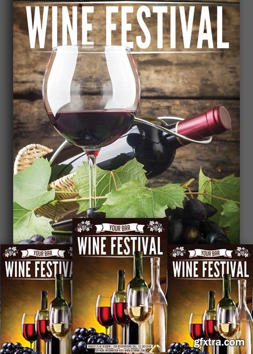 Wine Festival Two Flyers