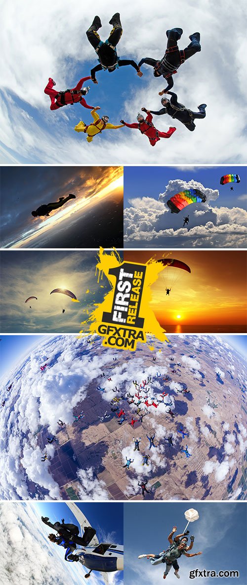 Stock Photos Skydiving