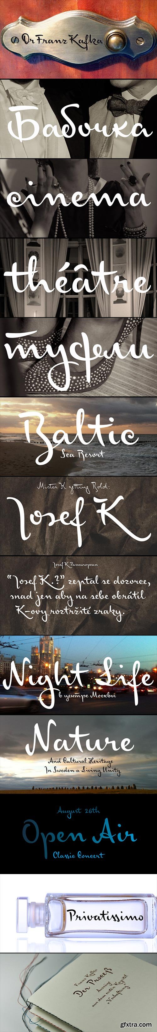 Josef K Paneuropean - Franz Kafka’s Writing Style OTF $40