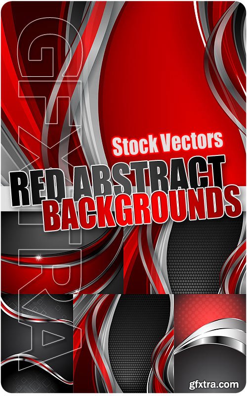 Red abstract backgrounds - Stock Vectors
