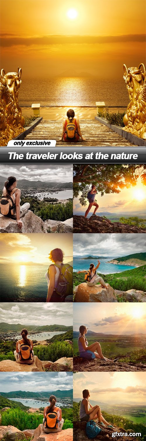 The traveler looks at the nature - 9 UHQ JPEG