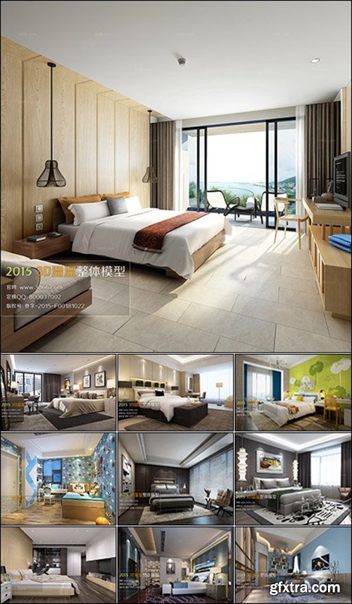 Modern Bedroom Style 3D66 Interior 2015 Vol 3