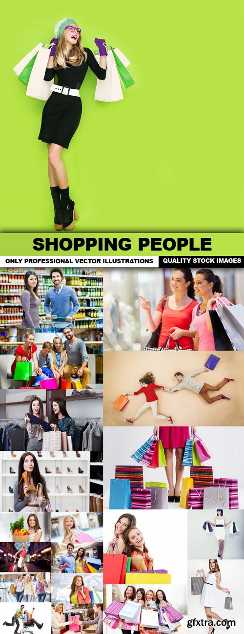 Shopping People - 20 HQ Images