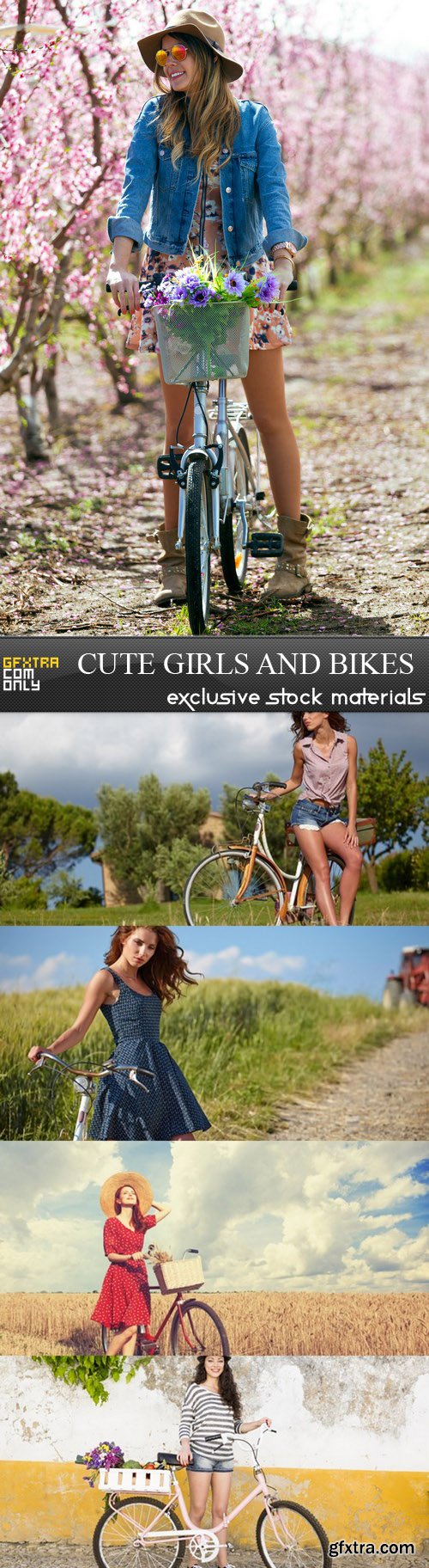 Cute girls and bikes - 5 UHQ JPEG
