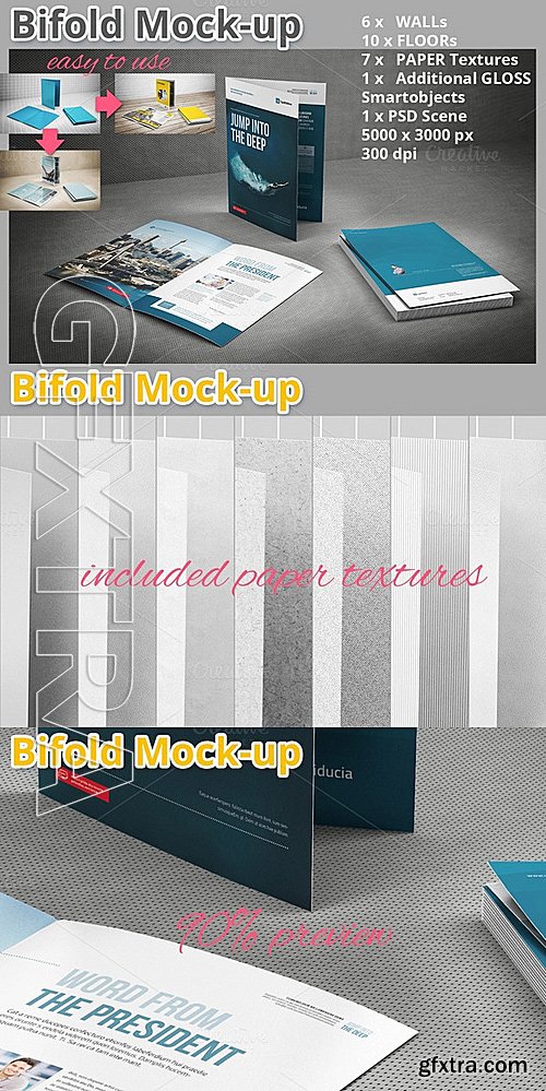 CM - Bifold Brochure Mockup 345209