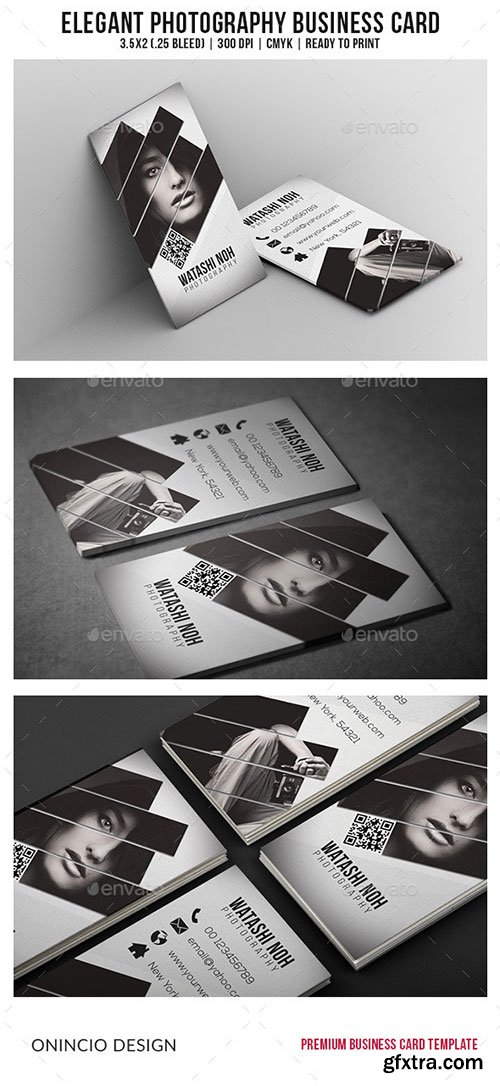GraphicRiver - Elegant Photography Business Card