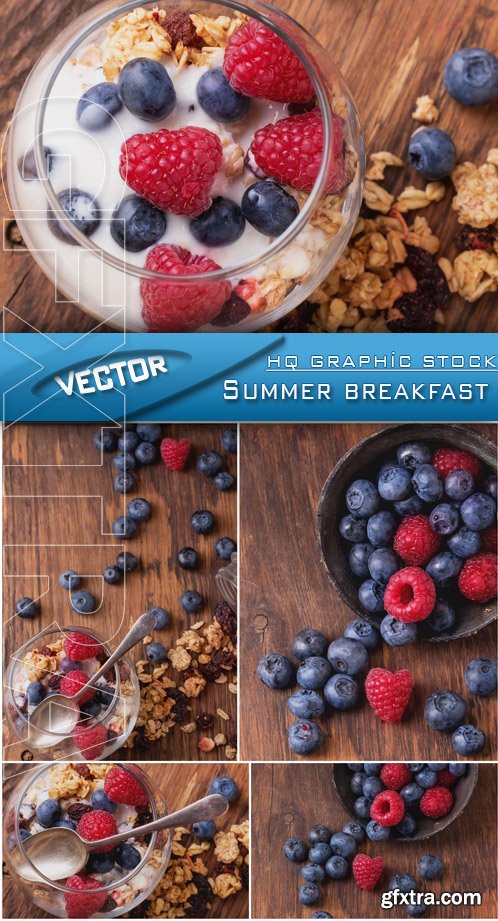Stock Photo - Summer breakfast