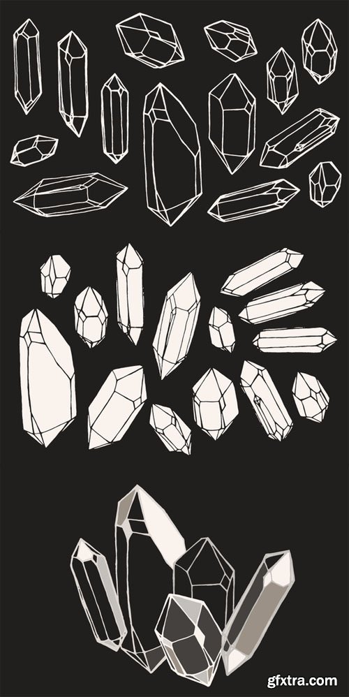 Crystal / Mineral / Gem Drawings - CM 155985